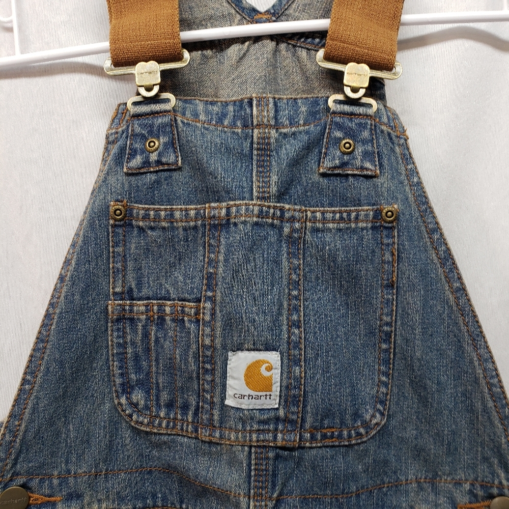 Carhartt Denim Overalls Kids Size 8